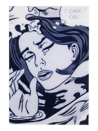 Alex Guofeng Cao (born 1969) I Care, After Lichtenstein, 2012