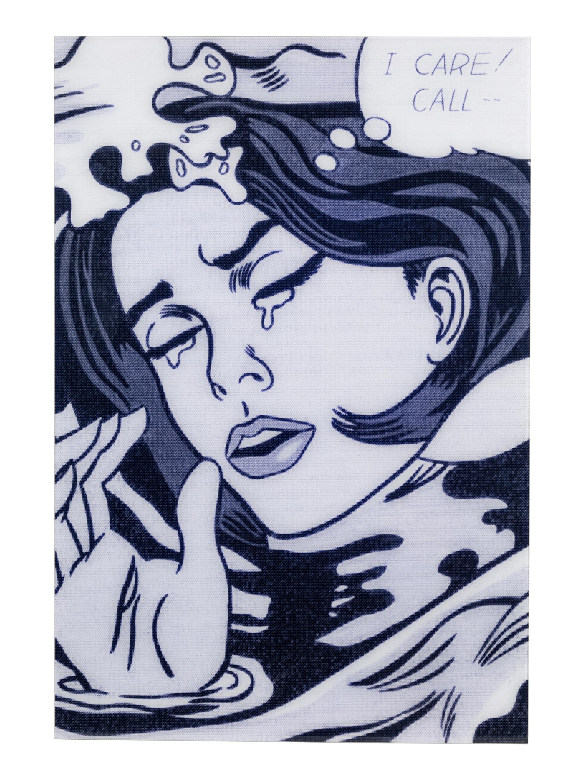 Alex Guofeng Cao (born 1969) I Care, After Lichtenstein, 2012