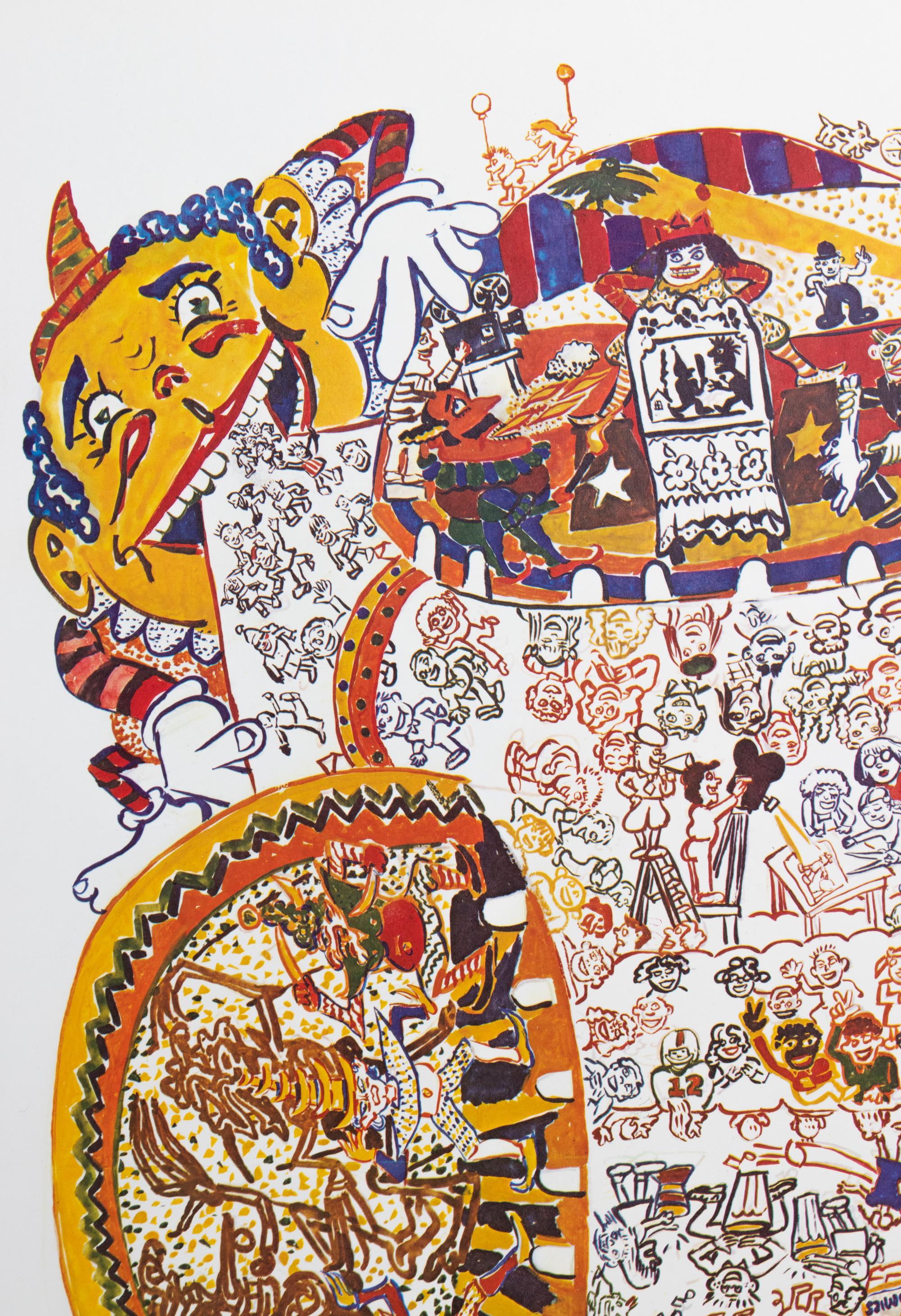 Red Grooms A Celebration of Arts for Children , 1969 Signed