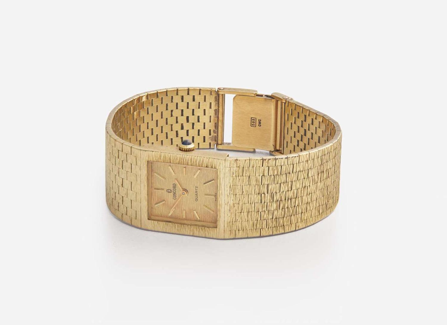 A 14K Yellow Gold Men's Concord Watch