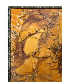 A Modern Marble and Faux Marble Low Table by Robert Metzger (American, 1939-1994)