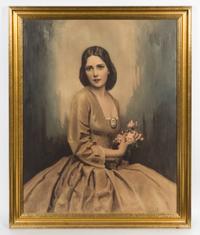 Charles Bosseron Chambers, (American, 1882-1964), Portrait of Virginia Bella