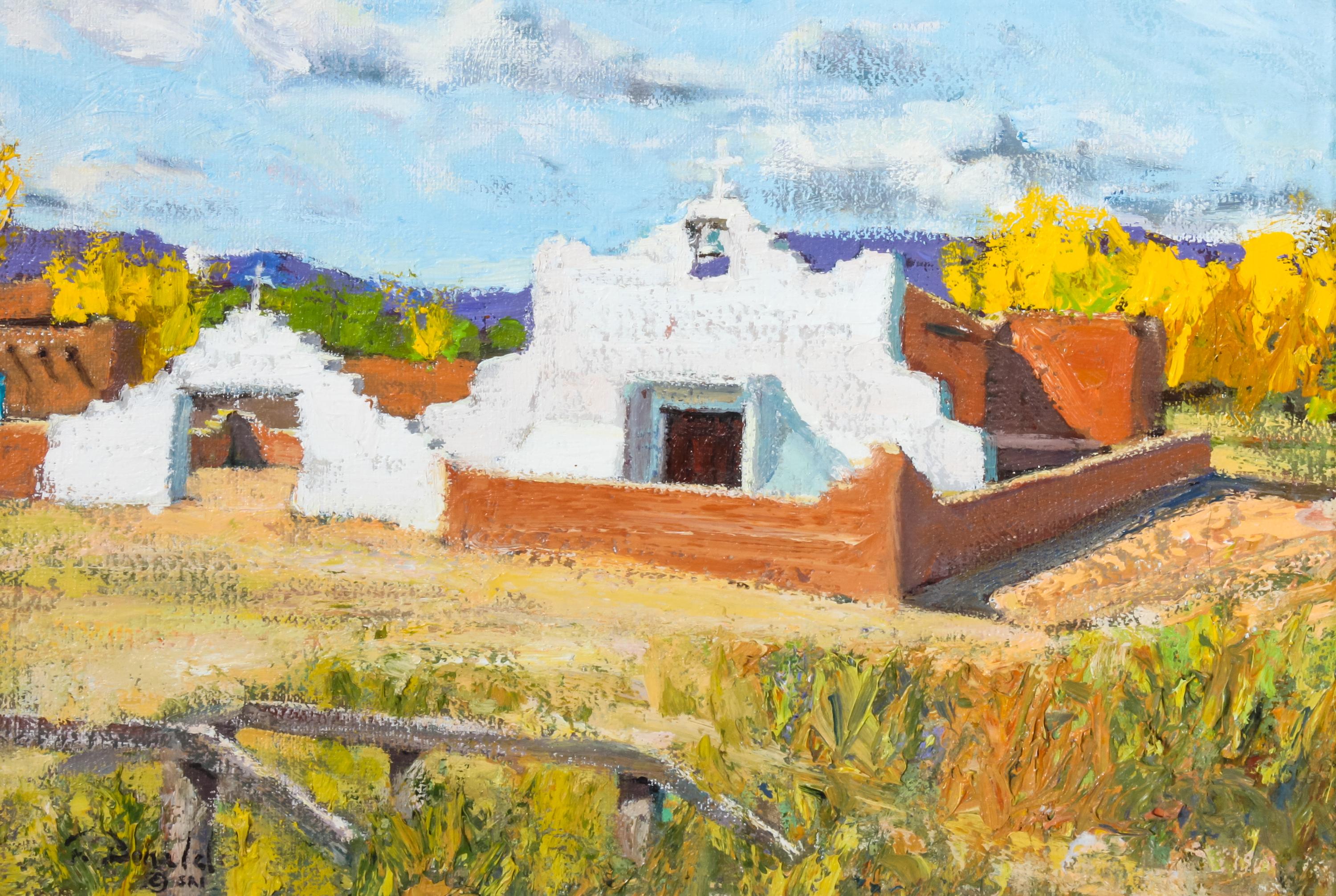 Francis Donald, (American, b.1947), The Picuris Sanctuary