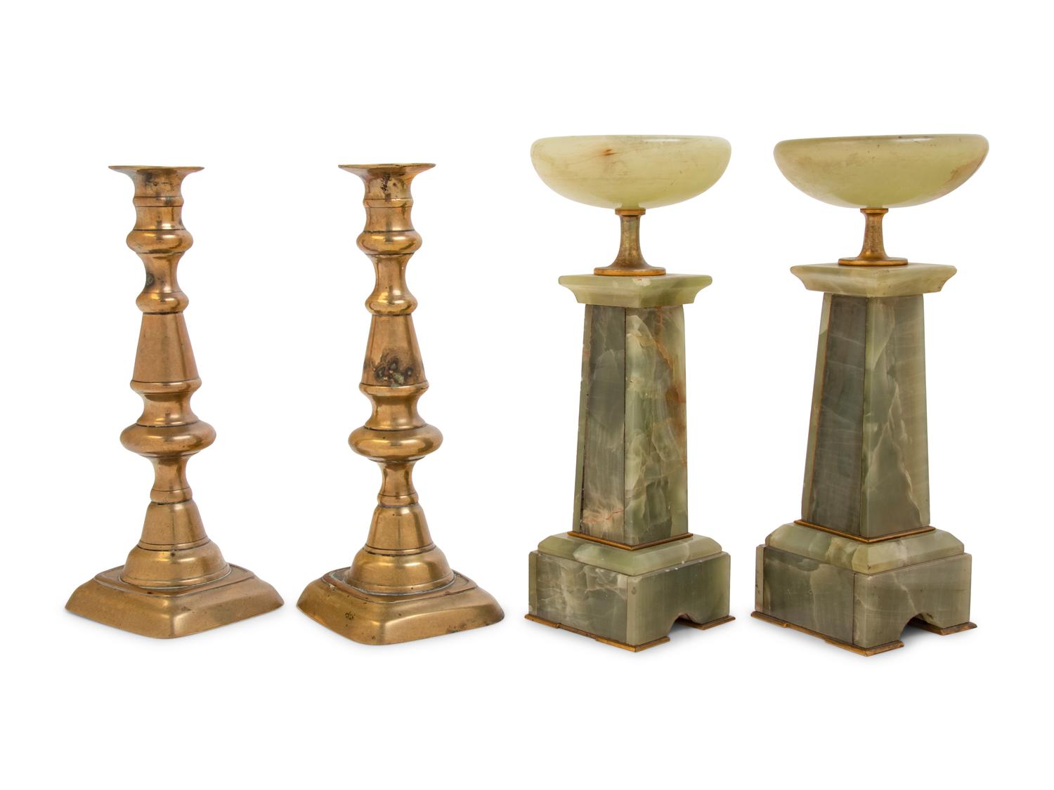 Two Pairs of Table Articles