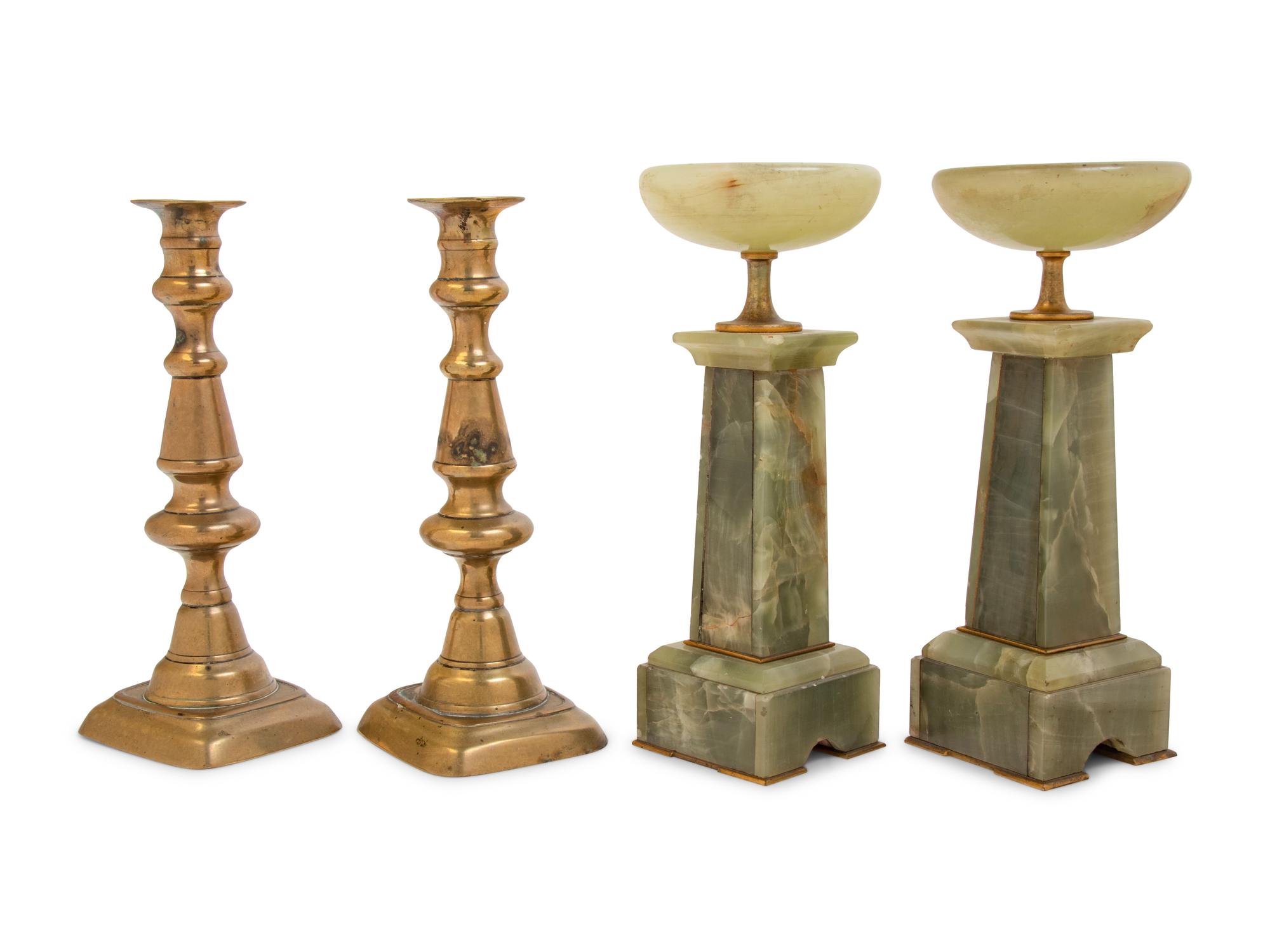 Two Pairs of Table Articles