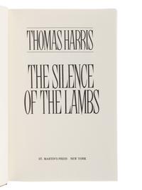HARRIS, Thomas (b. 1940). A group of 4 novels by Harris from the Dr. Hannibal Lecter series, comprising: