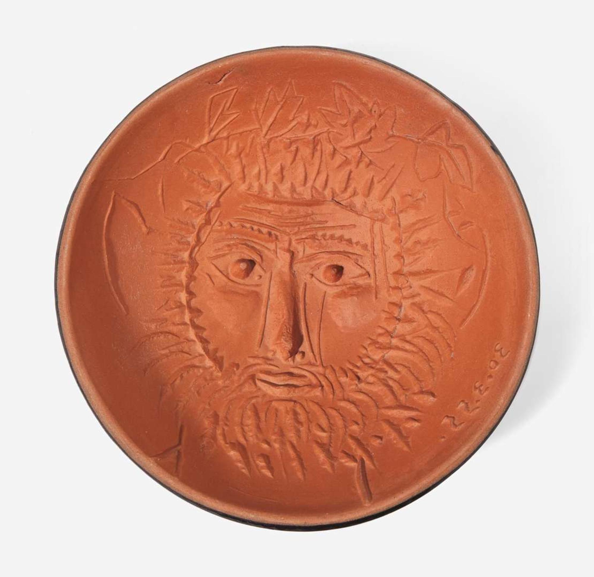 Pablo Picasso (Spanish, 1881-1973) Visage de faune