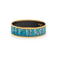 Hermès, Enameled Bangle Bracelet