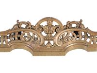 A Rococo Style Gilt Bronze Fire Guard with Dragons