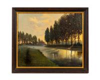 Stand of Trees Along River