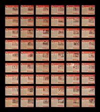 A Complete Set of 1954 Topps World on Wheels Trading Cards (160/160)
