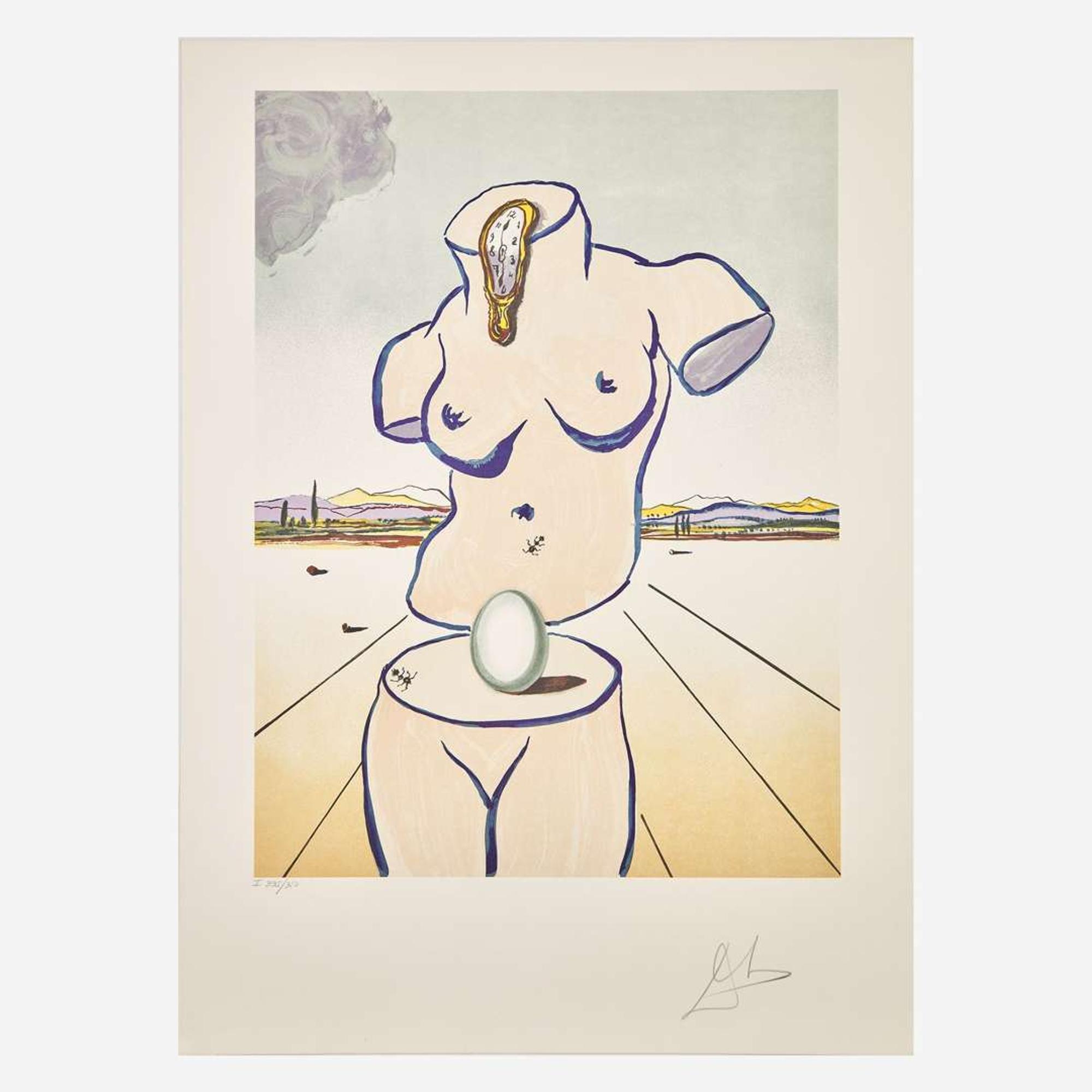 Salvador Dalí (Spanish, 1904-1989) Birth of Venus (Torso)