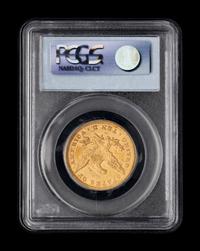 An 1854 Liberty Head $10 Gold Coin (PCGS XF45)