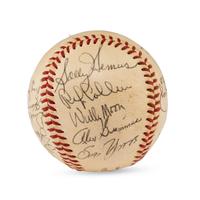 A 1954 St. Louis Cardinals Team Signed Autograph Baseball Featuring Stan Musial (Beckett Authentication Services Letter of Authenticity)