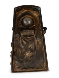 Three Cast Metal Figural Inkwells