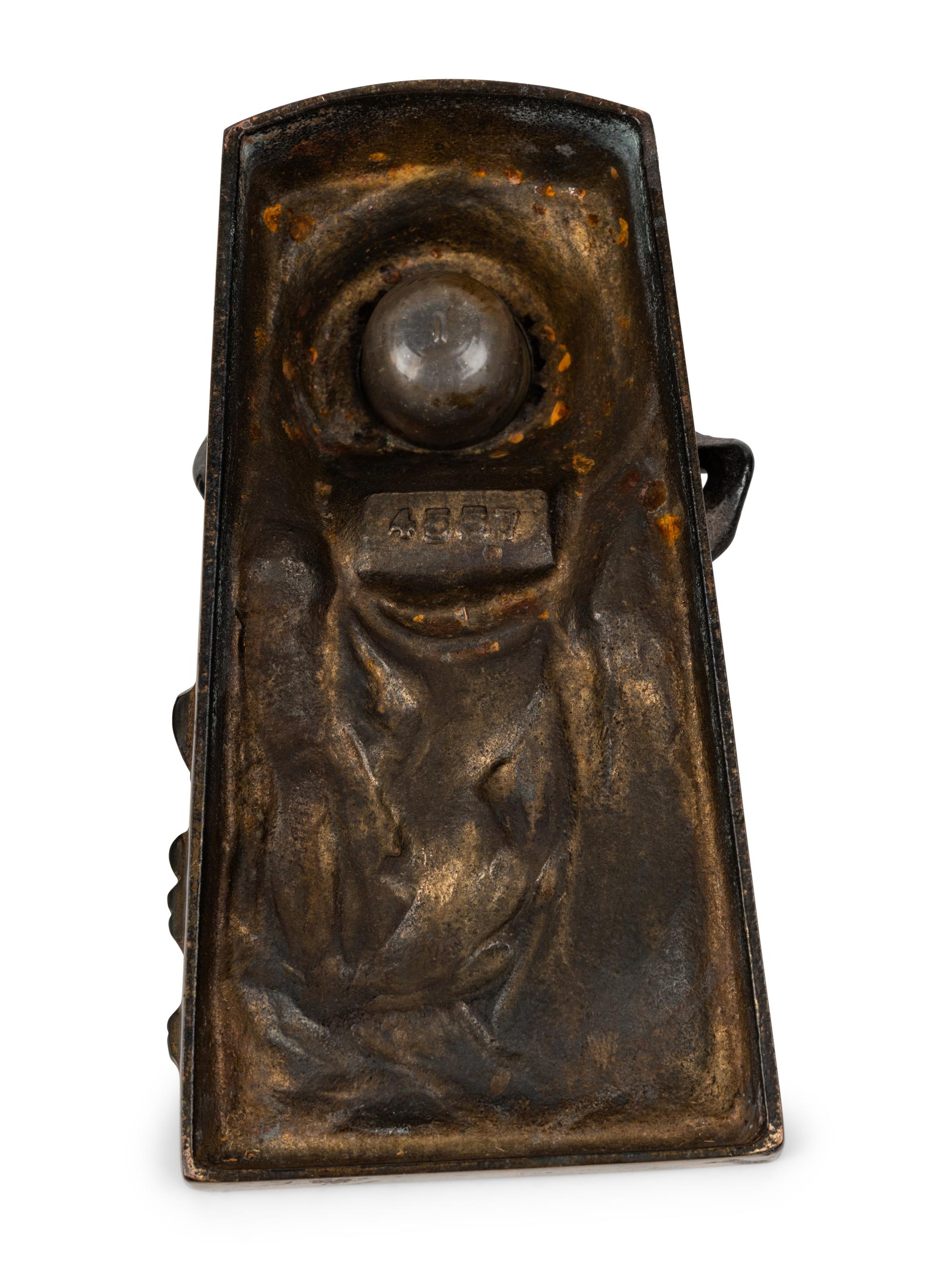 Three Cast Metal Figural Inkwells