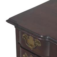 A Chippendale Mahogany Block-Front Kneehole Desk