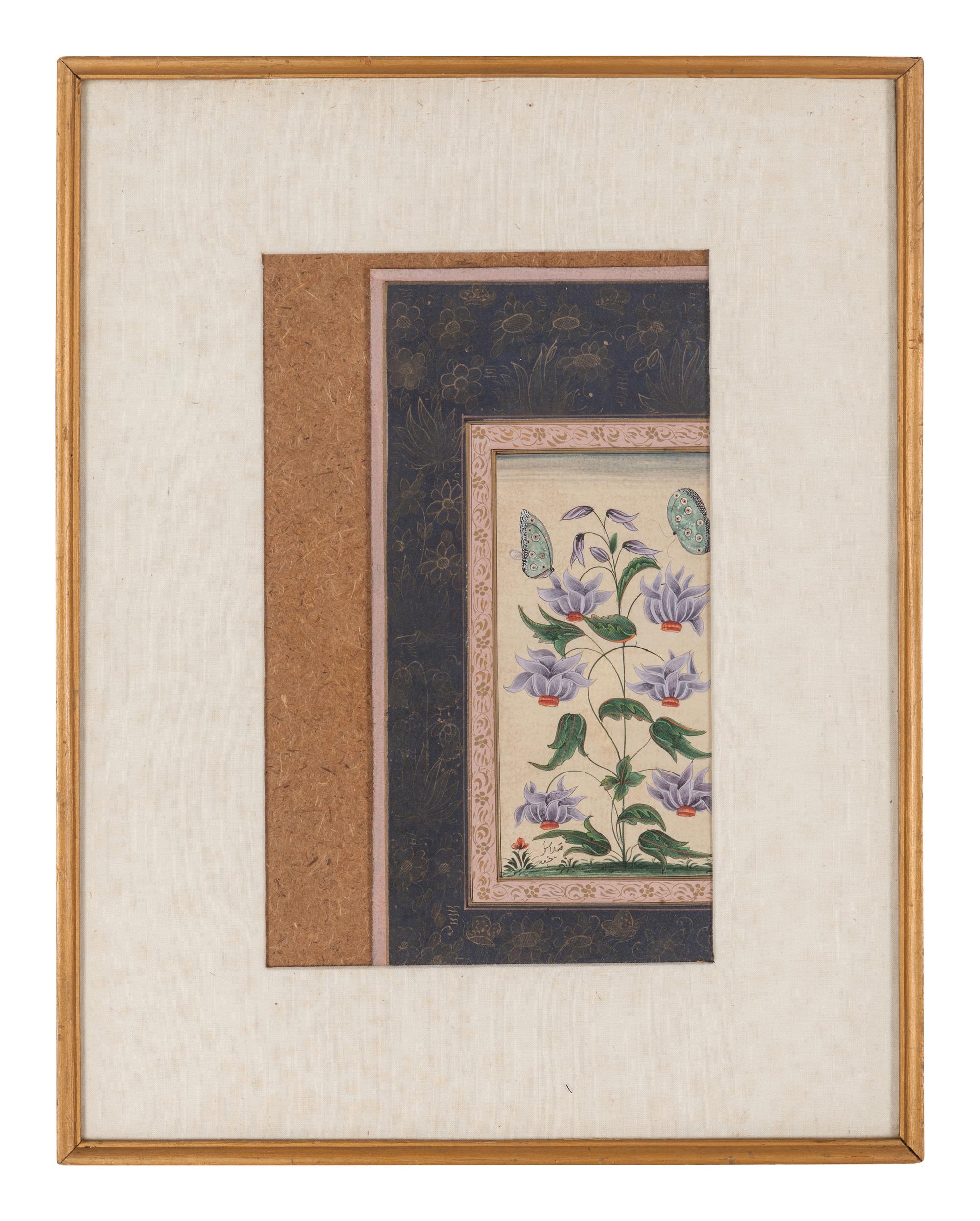 Three Indian Illustrated Manuscript Leaves