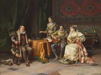 Cesare Augusto Detti (Italian, 1847-1914) - The Rehearsal