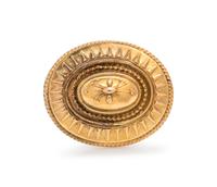 Etruscan Revival, Gold Brooch