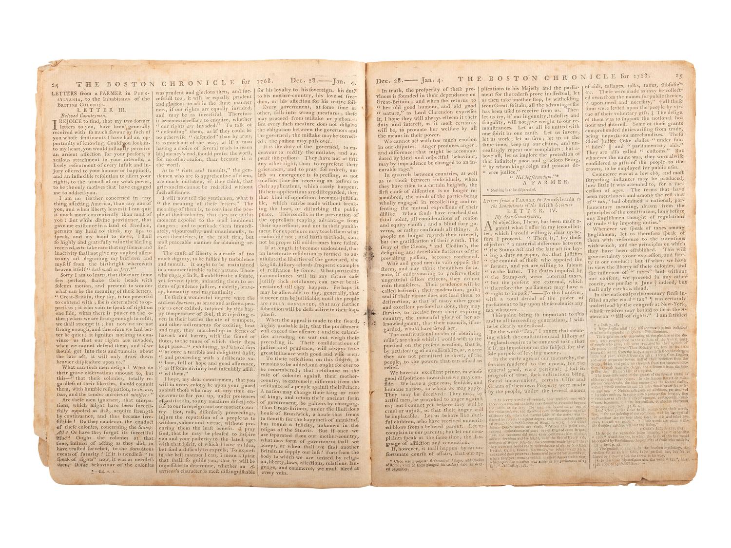 [PRE-REVOLUTIONARY WAR].