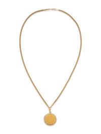 YELLOW GOLD COIN NECKLACE