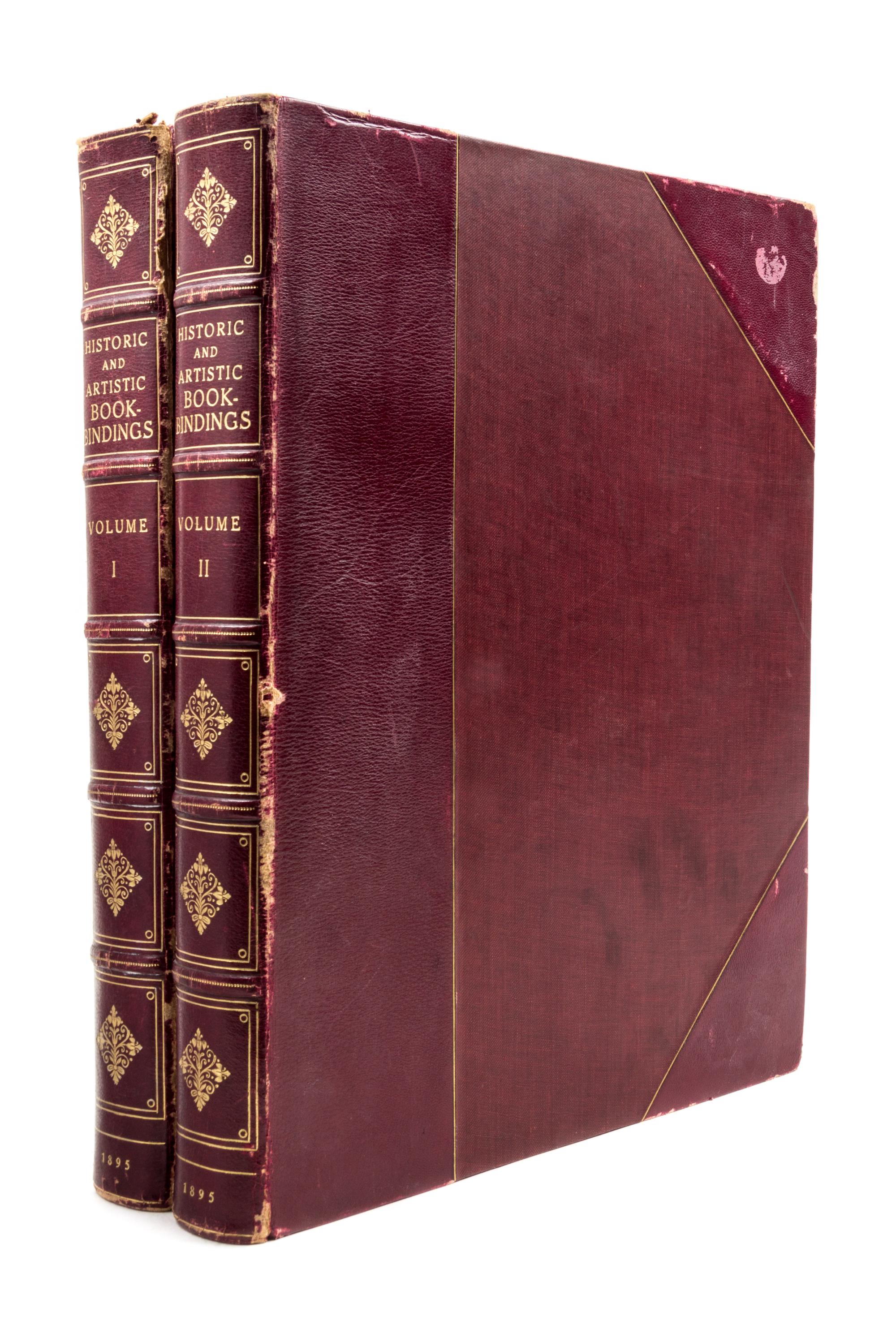 (BOOK BINDING) HOE, ROBERT. One Hundred and Seventy-Six Historic and Artistic Book Bindings. NY, 1895. 2 vols. Limited.