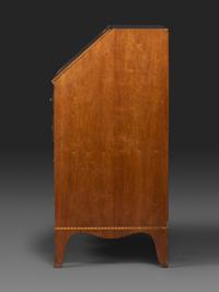 A Federal Inlaid Cherrywood Slant-Front Desk