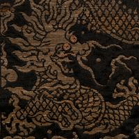 Three Chinese Silk Brocade Panels, 19th-20th Century 清晚期 織錦三幅