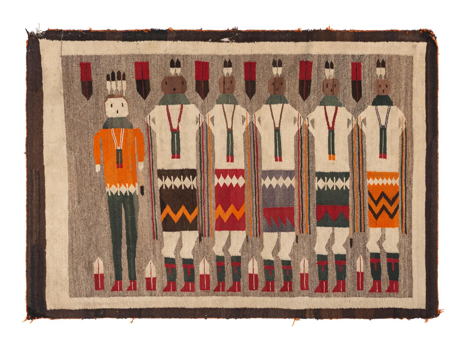 Navajo Yeibichai Weaving / Rug