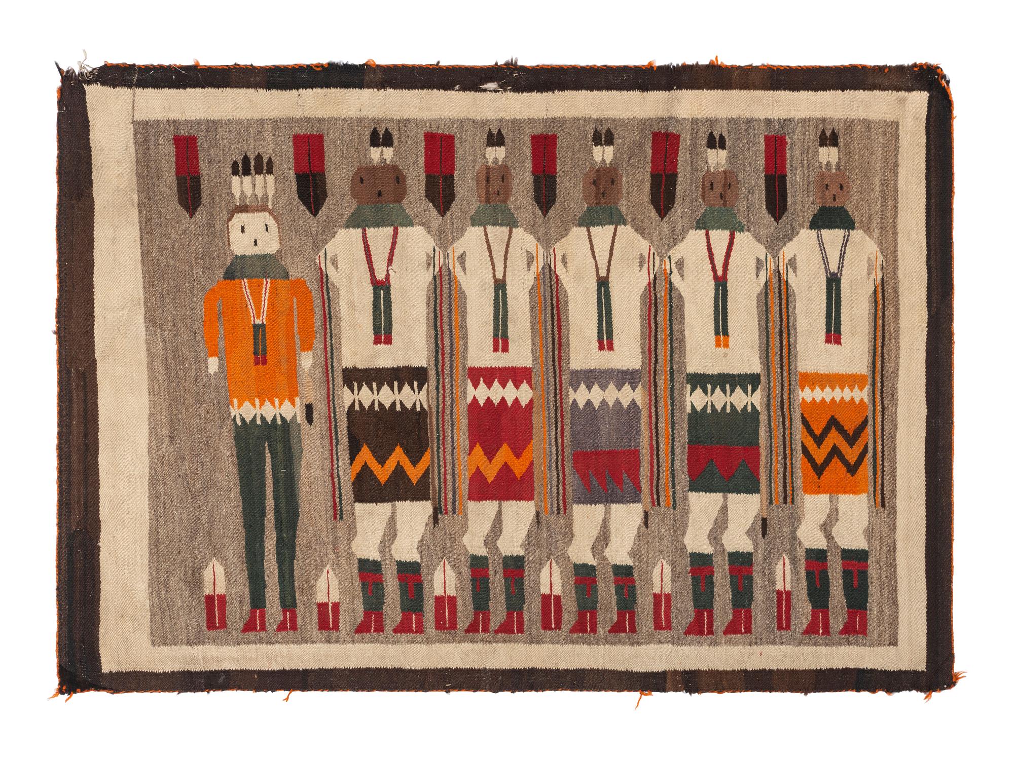 Navajo Yeibichai Weaving / Rug