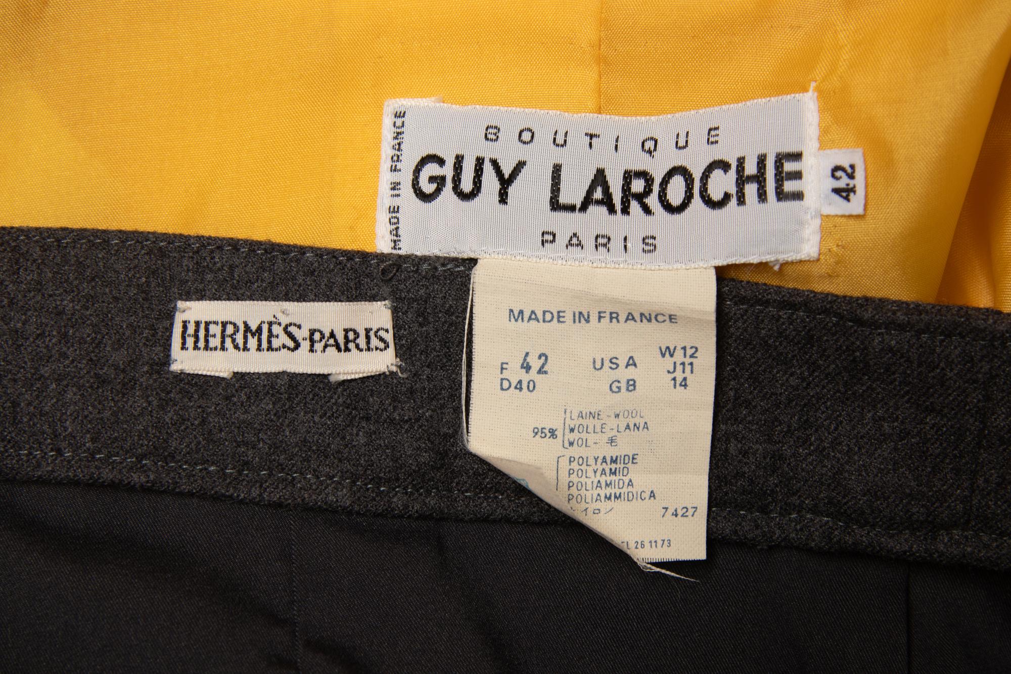 Guy Laroche Jacket and Hermès Skirt