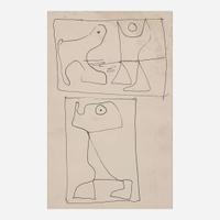 William Baziotes (American, 1912-1963) Untitled, #197 (Trio)