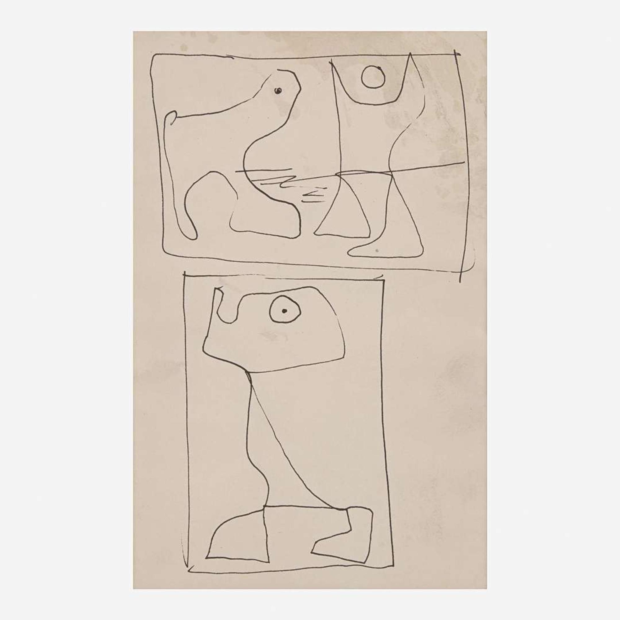 William Baziotes (American, 1912-1963) Untitled, #197 (Trio)