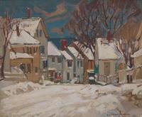 William Lester Stevens (American, 1888-1969) - Snowy Day in Rockport
