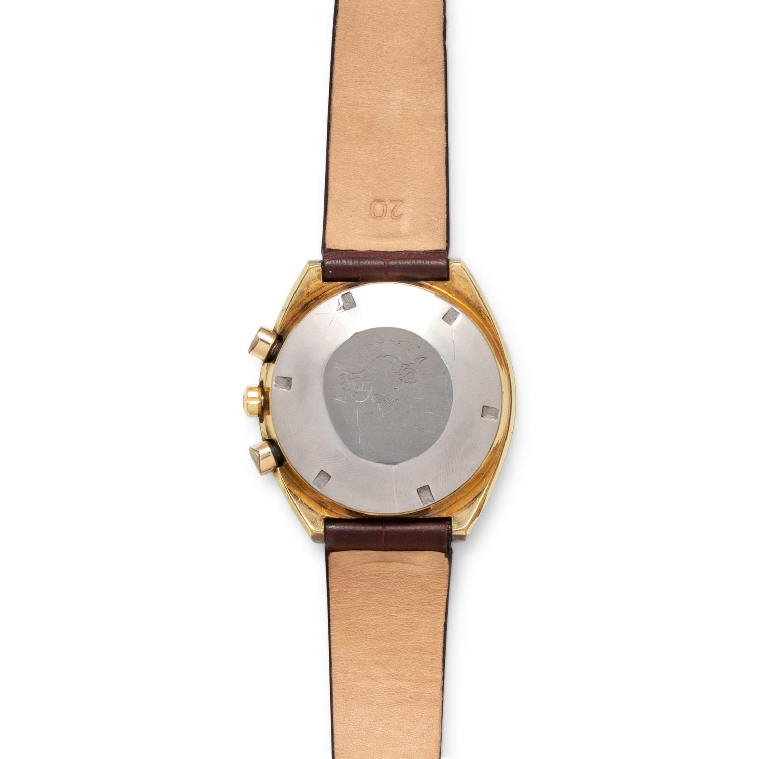 OMEGA, GOLD-PLATED 'SPEEDMASTER MARK II' CHRONOGRAPH WATCH