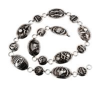 Sterling Link Concha Belt