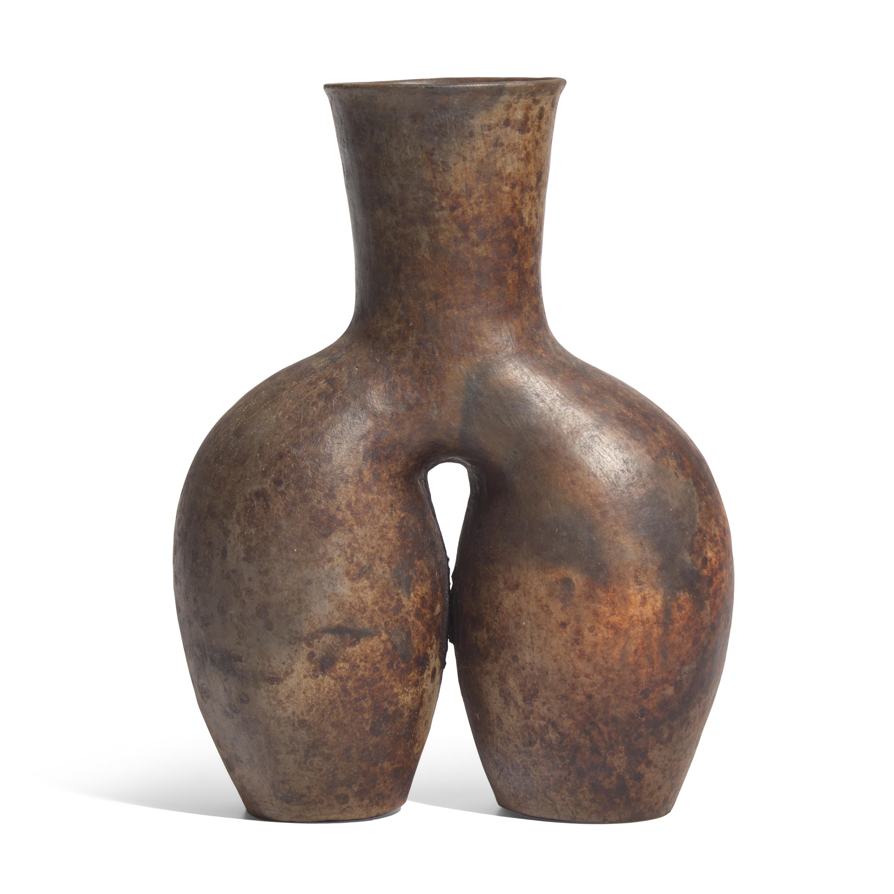 Kouame Kakahá (born Tanoh Sakassou, Ivory Coast, ca. 1960) — Clay Vessel