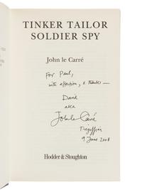 LE CARRÉ, John (1931-2020). Tinker Tailor Solider Spy. London: Hodder & Stoughton, 2001.