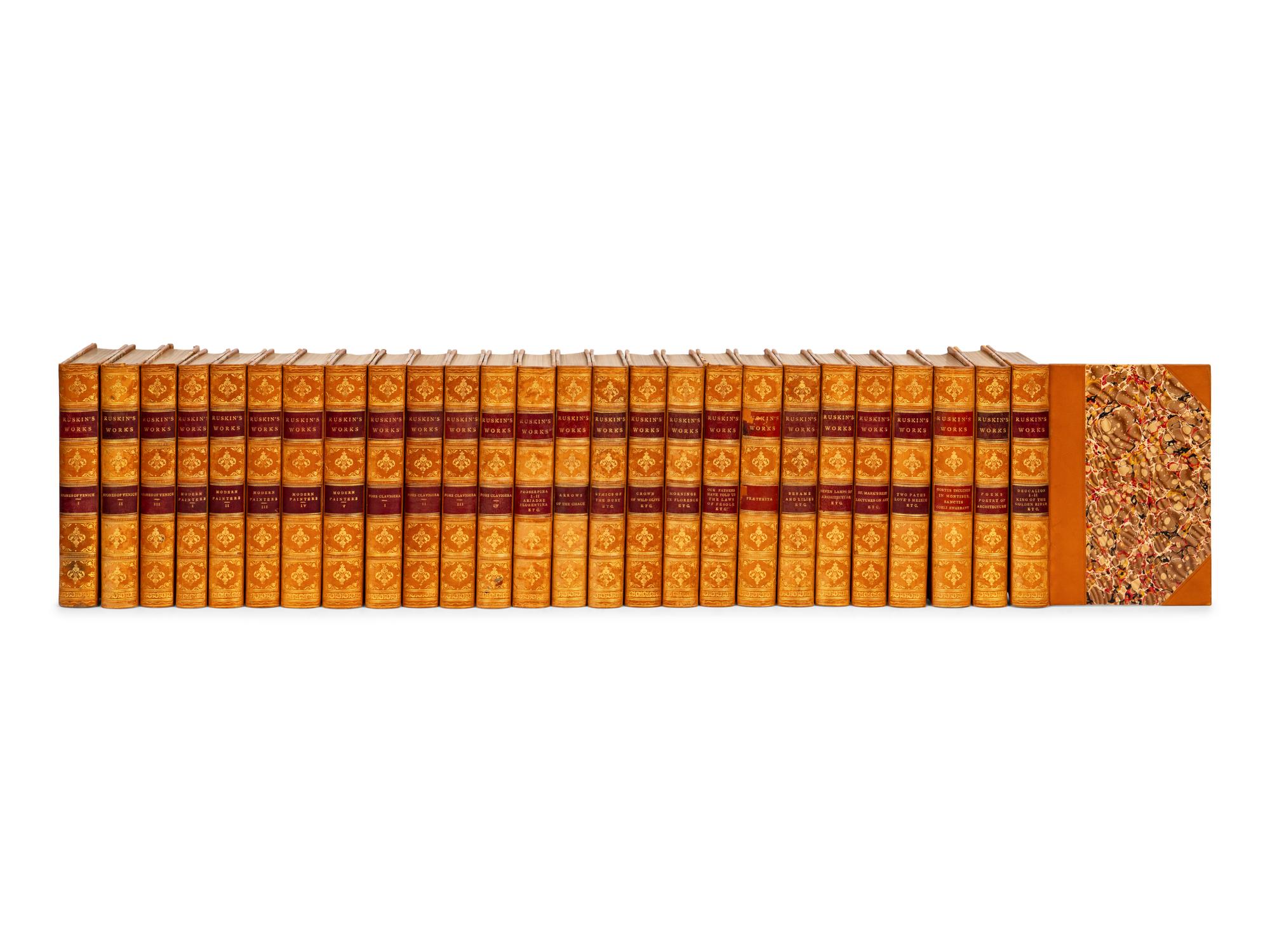 RUSKIN, John. [ Works ]. New York: John W. Lovell Company, ca 1885.