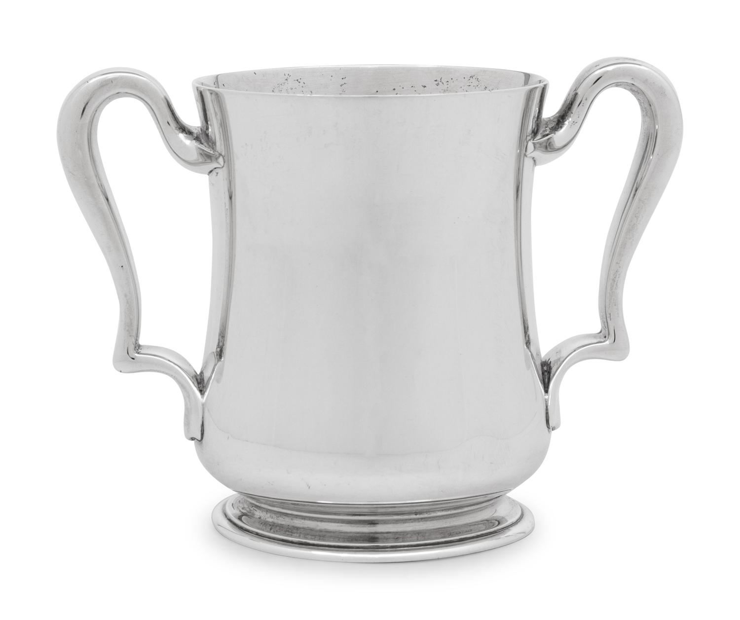 A Tiffany and Co. Silver Two-Handle Cup