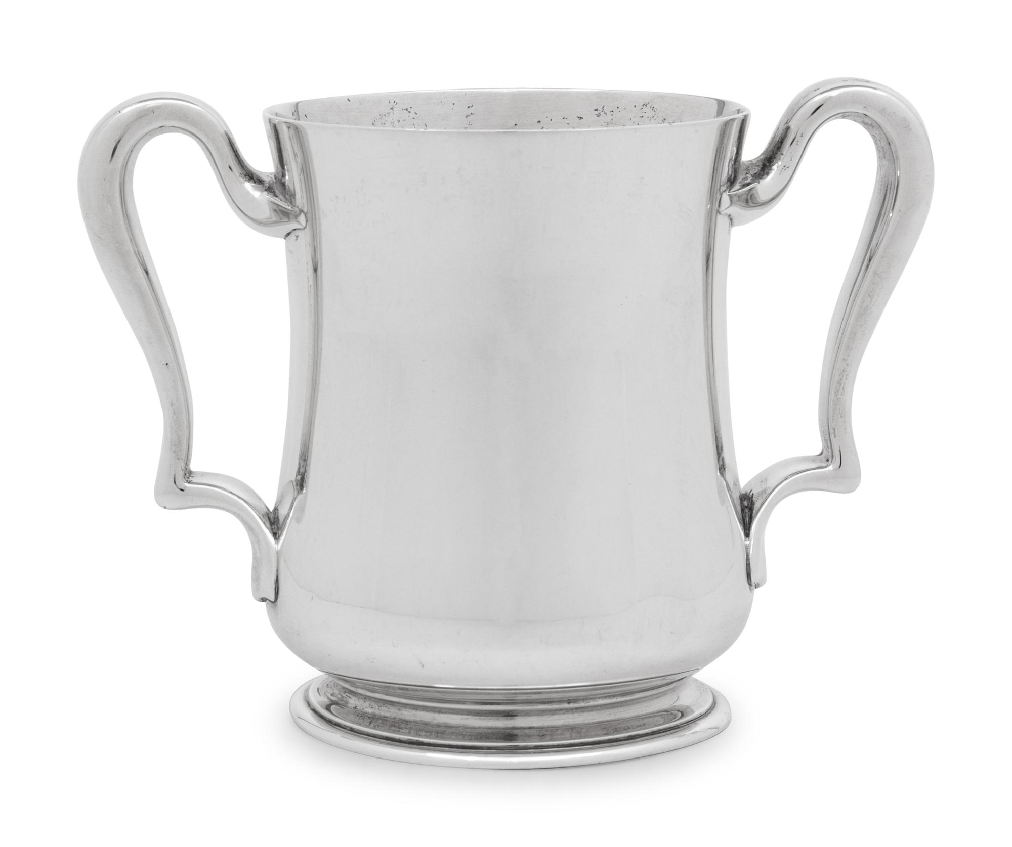 A Tiffany and Co. Silver Two-Handle Cup