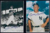 A Joe DiMaggio, Mickey Mantle, Ted Williams Signed Numbers Display,