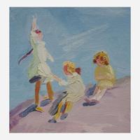 John Sloan (American, 1871-1951) Little Ones and Big
