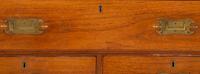 An Anglo-Colonial Hardwood Campaign Style Chest