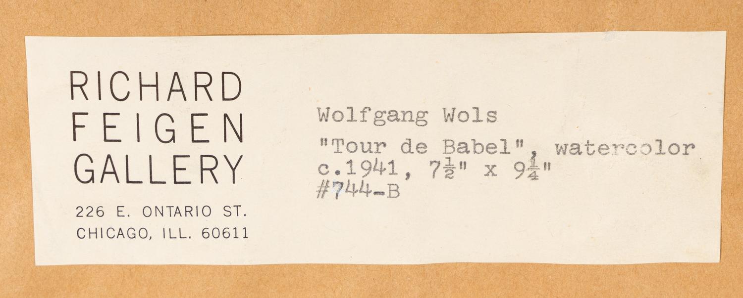 Tour de Babel, c. 1941