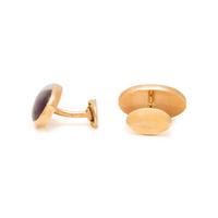 AMETHYST AND ROSE GOLD CUFFLINKS
