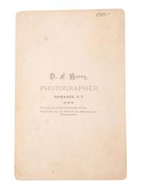 [NATIVE AMERICANS]. BARRY, David F., photographer. Cabinet card of Chief Gall. Bismarck, Dakota Territory.