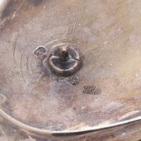 A George III Silver and Cut Glass Cruet Set