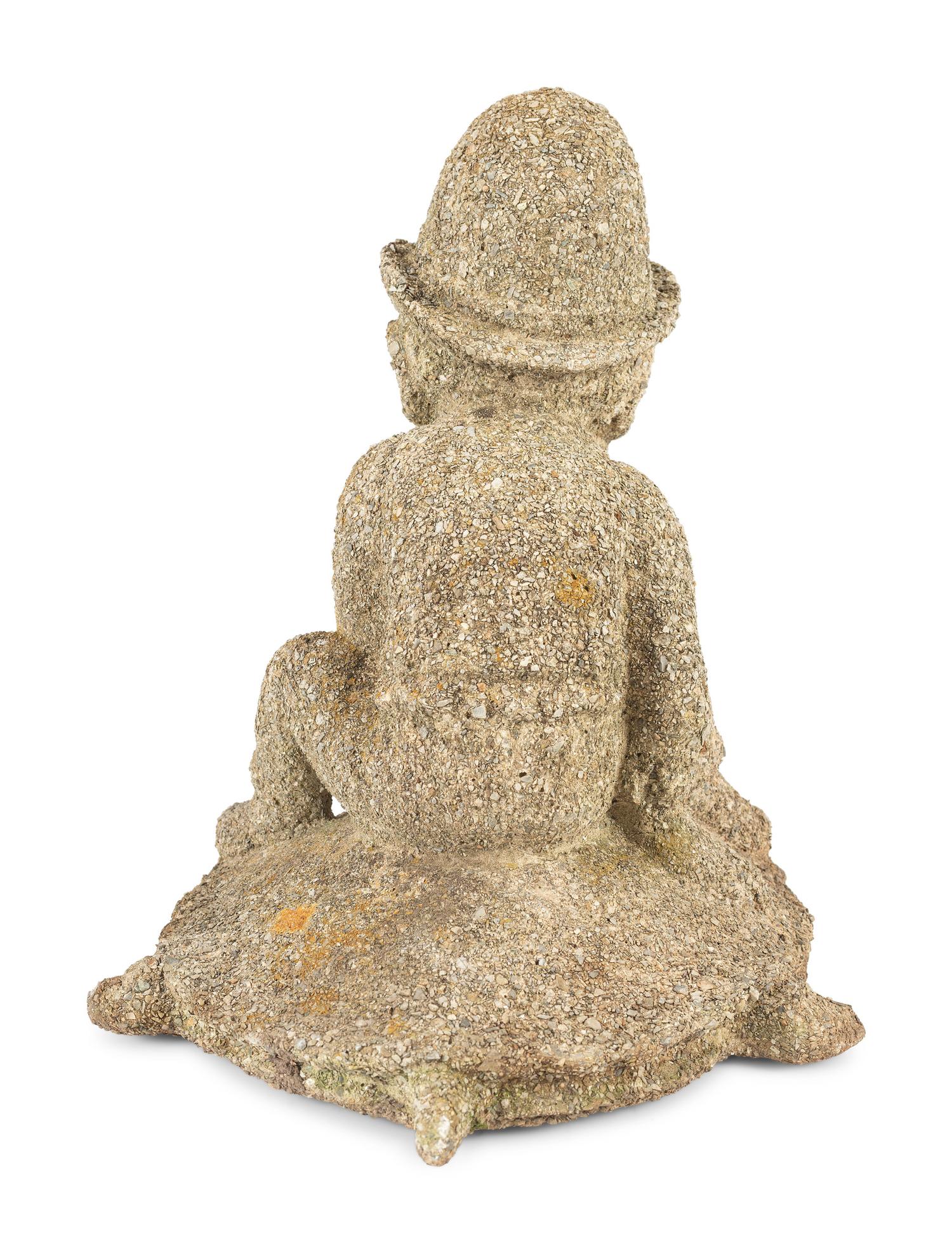 Three Concrete Garden Sculptures